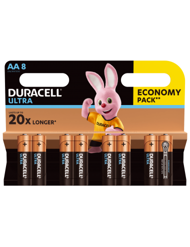 Baterie Alkaliczne Duracell ULTRA AA LR6 Blister 8szt