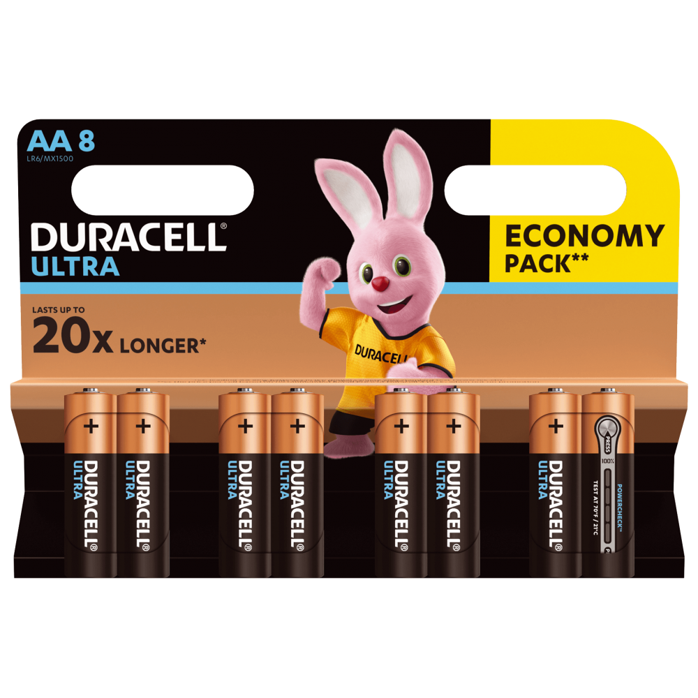 Baterie Alkaliczne Duracell ULTRA AA LR6 Blister 8szt