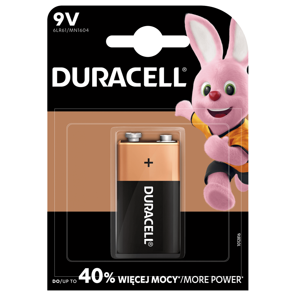 DURACELL BASIC BATERIA ALKAICZNA 9V 6LR61 BLISTER 1 SZT.