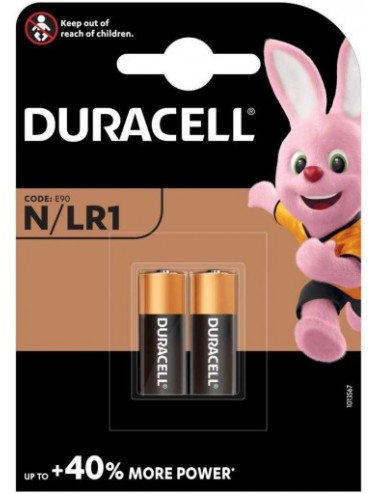 DURACELL BATERIA ALKAICZNA 1,5V LR1 MN9100 BLISTER 2 SZT.