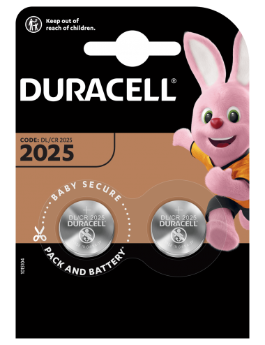 Duracell DL2025 B2 3V 150mAh 2szt (CR2025)