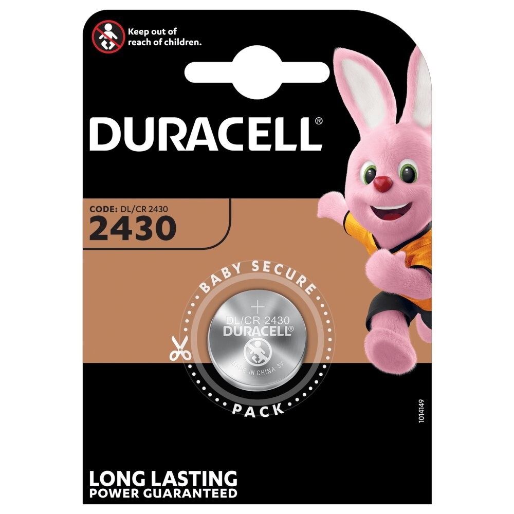 DURACELL BATERIA LITOWA CR2430 3,0V BLISTER 1 SZT.