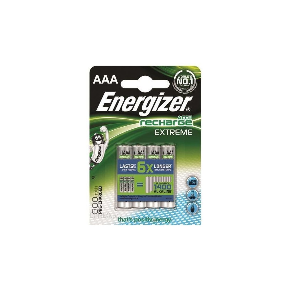 Energizer Akumulator Extreme AAA HR03 1,2V 800mAh 4szt.