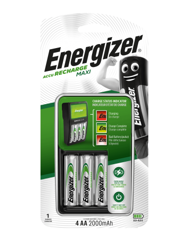 Ładowarka Energizer MAXI+4 HR6 AA Power Plus 2000mAh