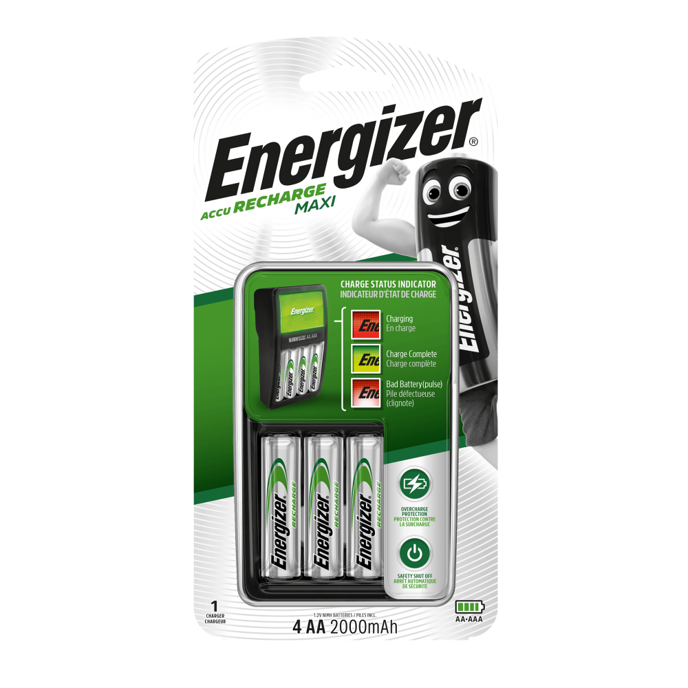 Ładowarka Energizer MAXI+4 HR6 AA Power Plus 2000mAh