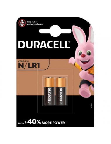 DURACELL BATERIA ALKAICZNA 1,5V LR1 MN9100 BLISTER 2 SZT.