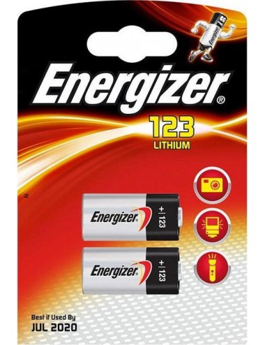 Bateria Energizer Litowa CR123A 3,0V blister 2 SZT.