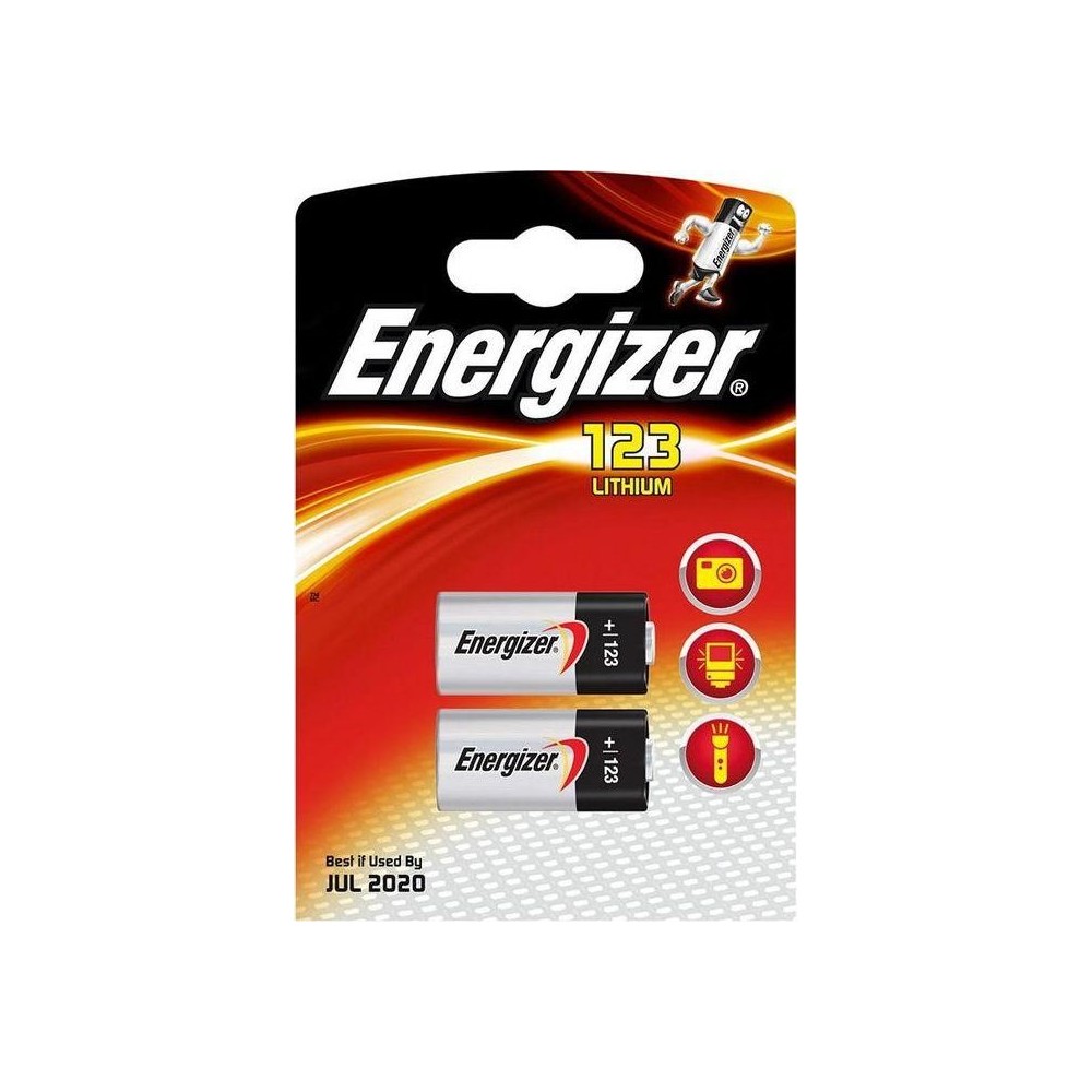 Bateria Energizer Litowa CR123A 3,0V blister 2 SZT.