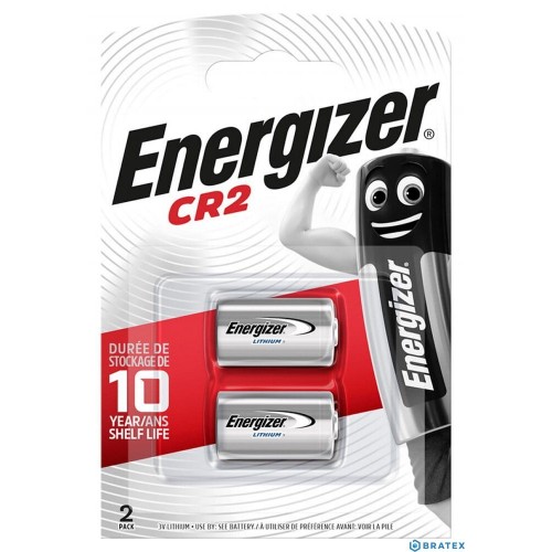 2x Bateria CR2 litowa Energizer CR2 3,0V blister 2 SZT.